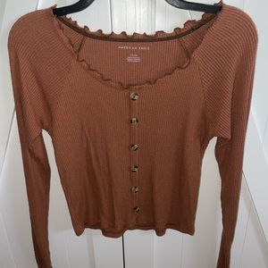 Long sleeve American eagle top !